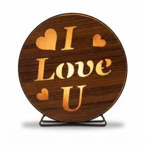 "I Love You" Salt Lamp