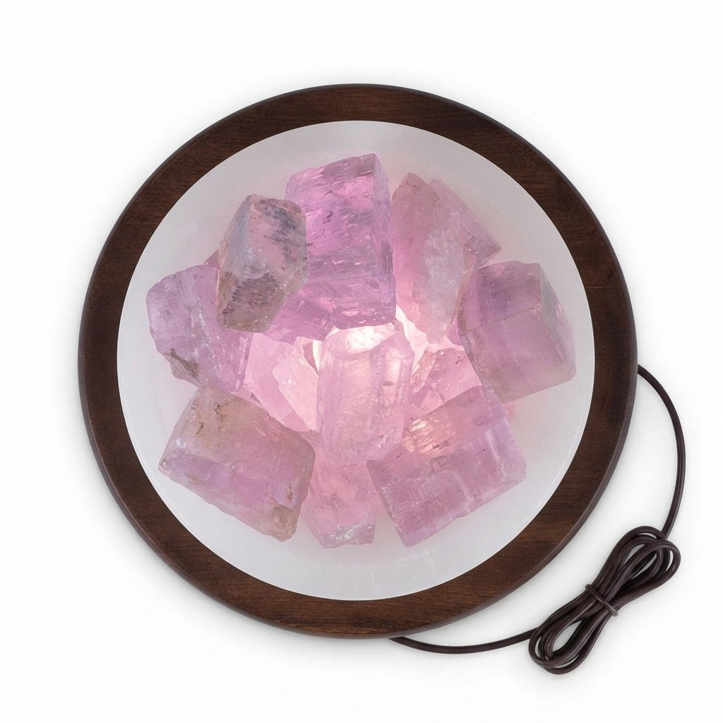 Classic Natural Rock Himalayan Pink Salt Lamp - Image 3