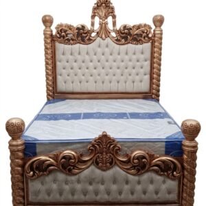 Royal Carved Wooden Bed