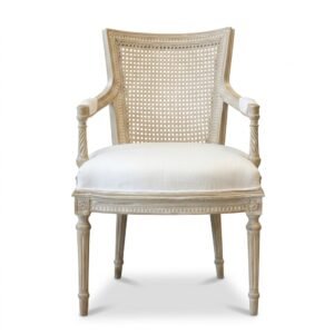 Elegant White Wooden Chair