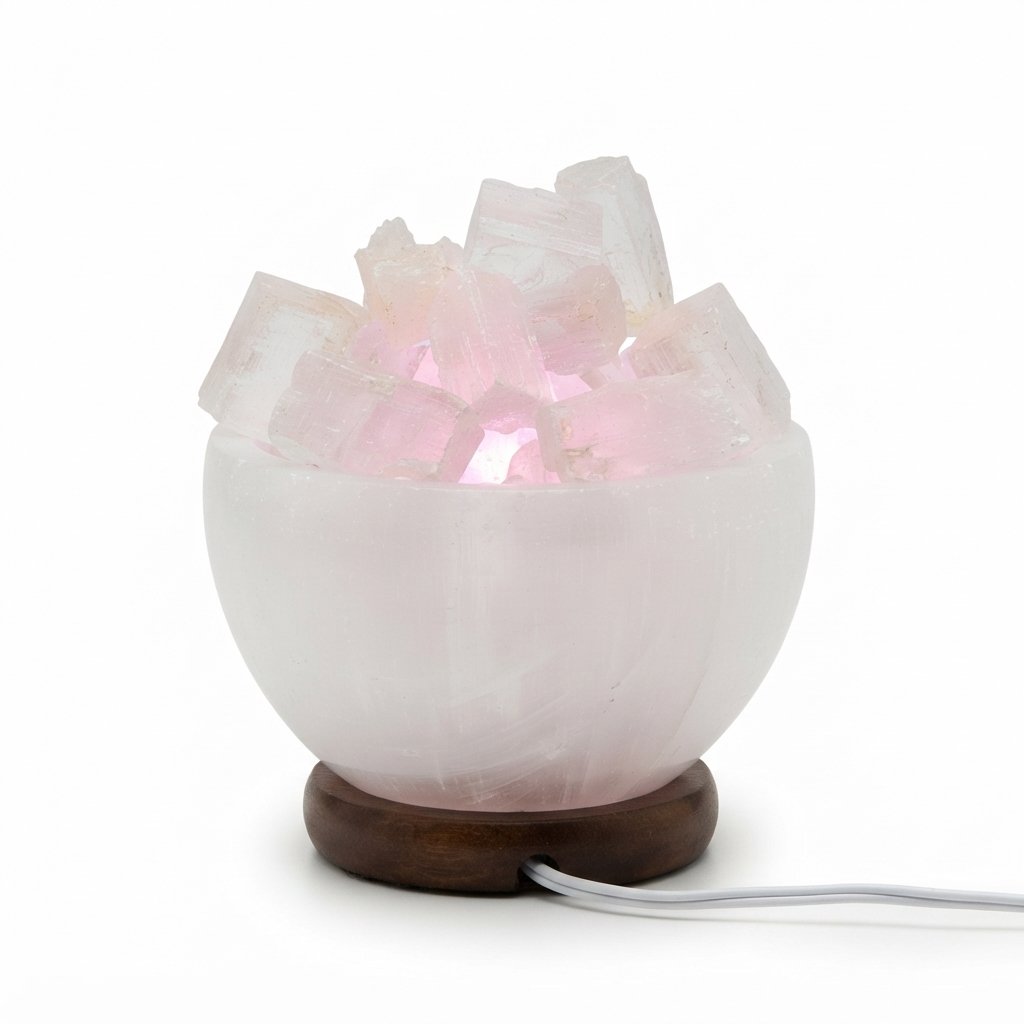 Classic Natural Rock Himalayan Pink Salt Lamp - Image 2