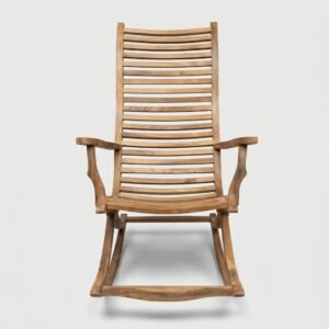 Classic Wooden Rocking Lounge Chair