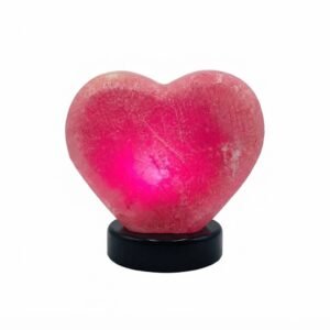 Himalayan Pink Salt Heart LED Lamp